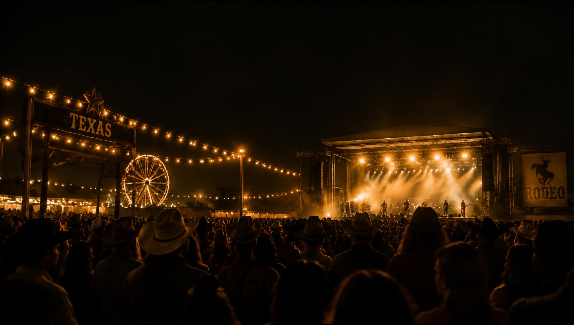 Night concert at H-Town Fairgrounds